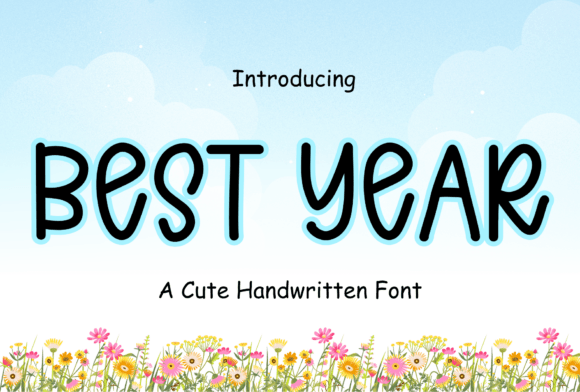 Best Year Font for Handmade Labels and Cards