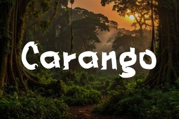 Carango: A Natural Display Font for Editorial Design