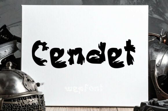 Cendet Typeface for Bold Brand Identity