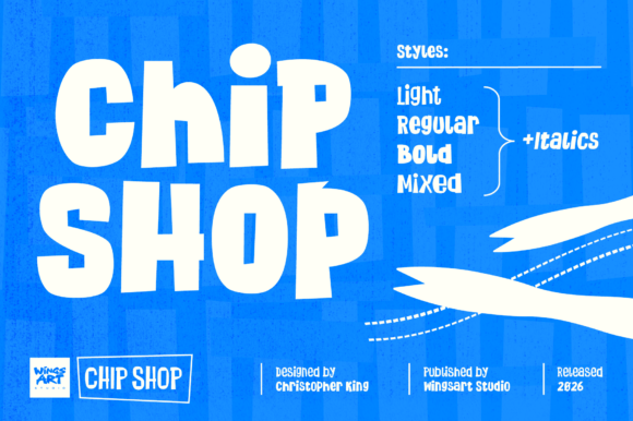 Chip Shop Font: Witty Display Typography for Brands