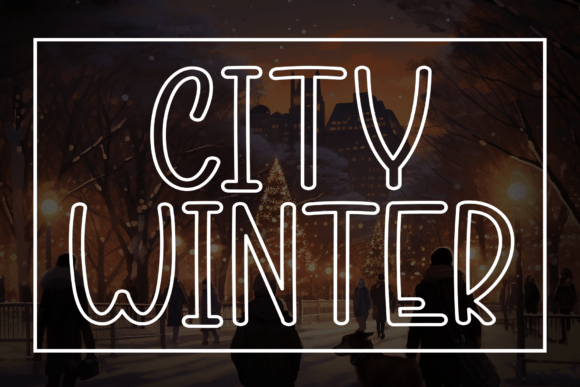 City Winter: A Whimsical Handwritten Display Font