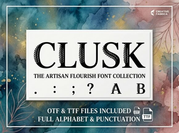 Clusk: The Display Font for Scroll-Stopping Designs