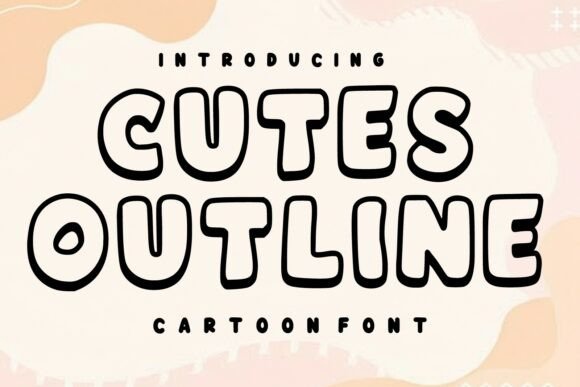 Cutes Outline: The Playful Display Font for Bold Branding