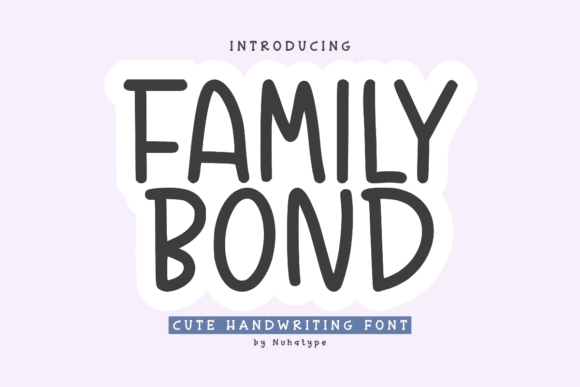Family Bond Typeface for Warm Editorial Design