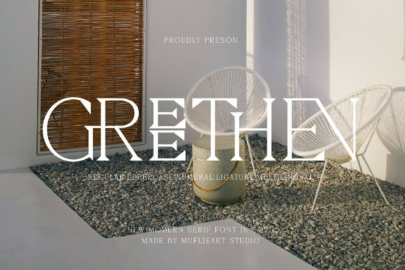 Greethen: A Modern Serif Font for Digital Authority