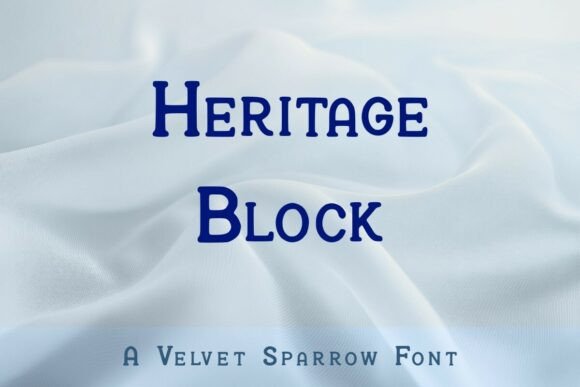 Heritage Block Font Review for Modern Branding