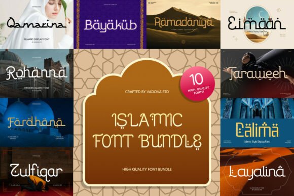 Islamic Bundle Typeface for Digital Branding