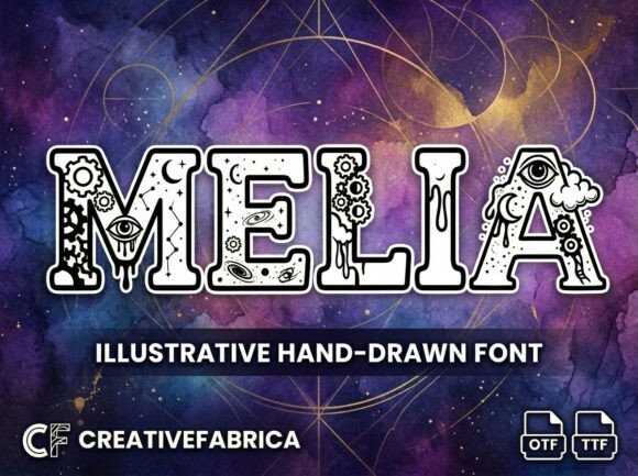 Melia: A Surreal Display Font for Bold Web Design
