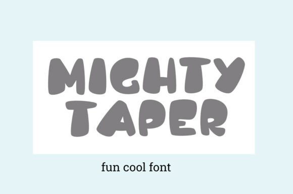 Mighty Taper Font Review for Bold Campaigns