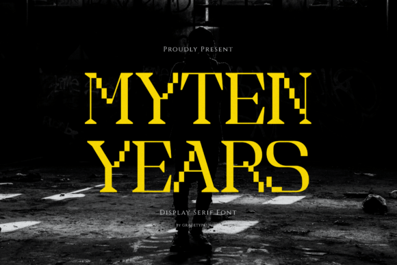 Myten Years: A Serif Typeface for Makers