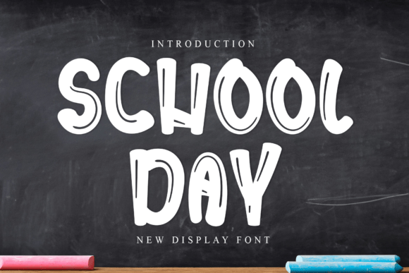 School Day: A Warm Display Font for Modern Editorial Design