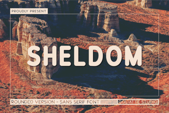Sheldom Typeface: Bold Warmth for Branding