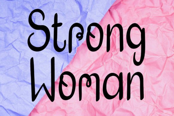 Strong Woman: A Premium Display Font for Elegant Editorial Design